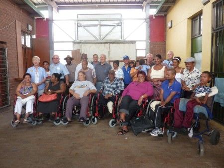 S. Africa wheelchair donation (Somerset West)